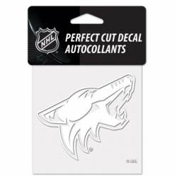 Arizona Coyotes Logo - 4x4 White Die Cut Decal