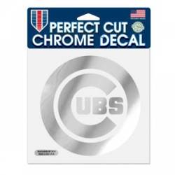Chicago Cubs - 6x6 Chrome Die Cut Decal