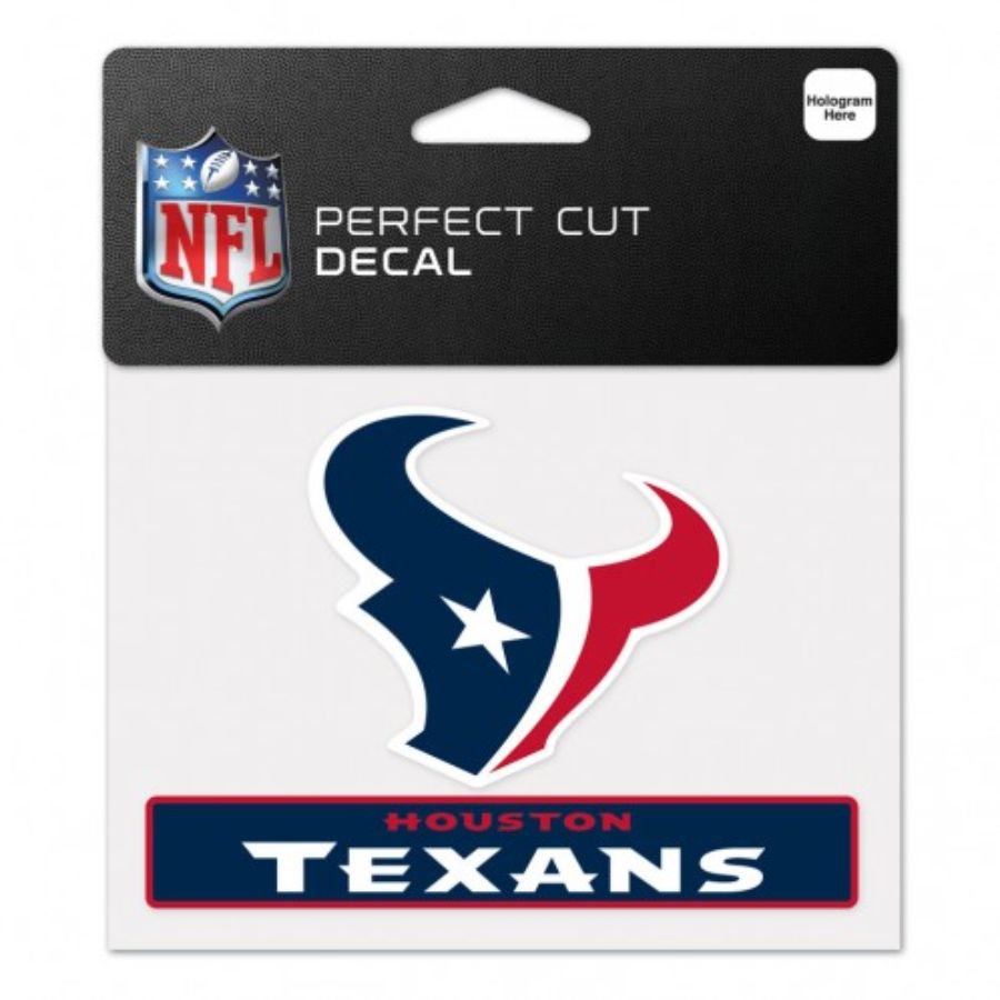 Houston Texans 4x5 Die Cut Decal at Sticker Shoppe