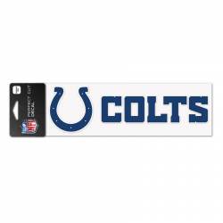 Indianapolis Colts Logo - 3x10 Die Cut Decal