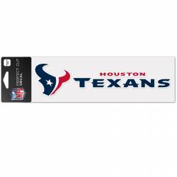 Houston Texans Logo - 3x10 Die Cut Decal