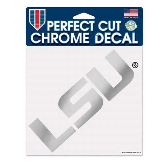 Louisiana State University LSU Tigers - 6" Chrome Die Cut Decal