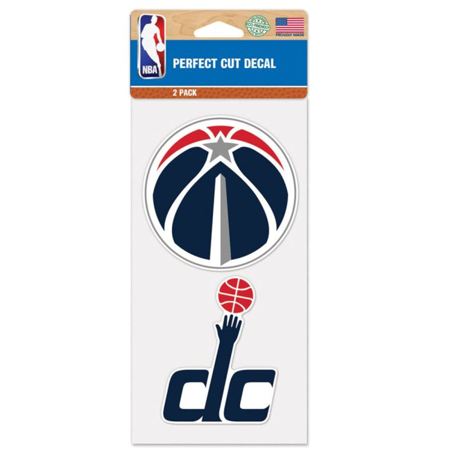 Washington Wizards - Set of Two 4x4 Die Cut Decals
