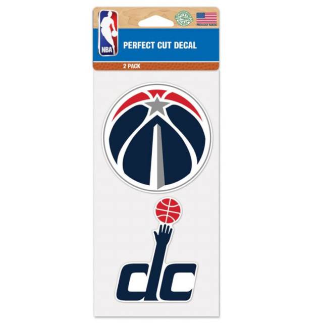 Washington Wizards - Set of Two 4x4 Die Cut Decals