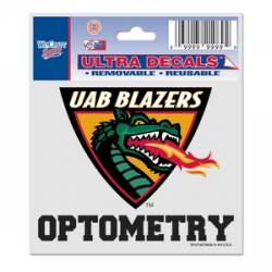 University Of Alabama At Birmingham Blazers Optometry - 3x4 Ultra Decal