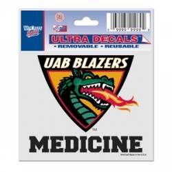 University Of Alabama At Birmingham Blazers Medicine - 3x4 Ultra Decal