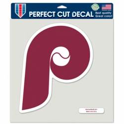 Philadelphia Phillies Retro - 8x8 Full Color Die Cut Decal