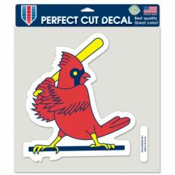 St. Louis Cardinals Retro - 8x8 Full Color Die Cut Decal