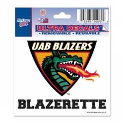 University Of Alabama At Birmingham Blazers Blazerette - 3x4 Ultra Decal