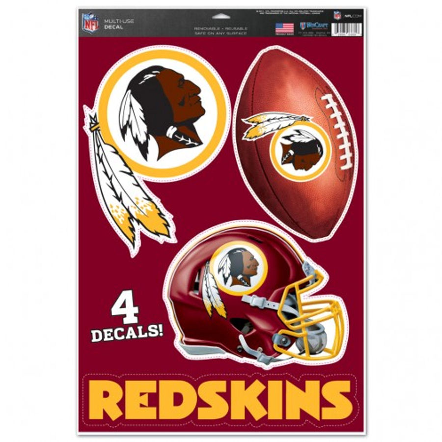 Washington Redskins Set of 4 Ultra Decals at Sticker Shoppe