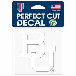 Baylor University Bears - 4x4 White Die Cut Decal