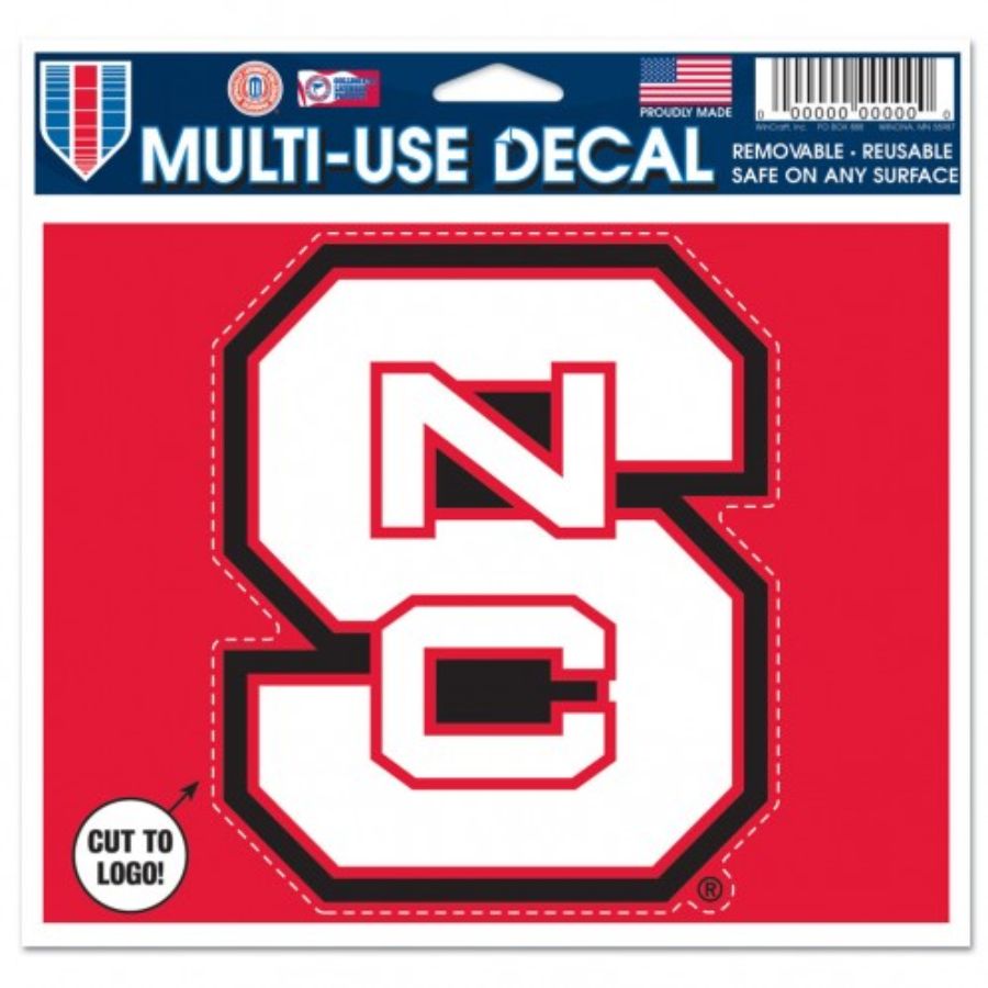 North Carolina State University Wolfpack - 4.5x5.75 Die Cut Multi Use Ultra Decal