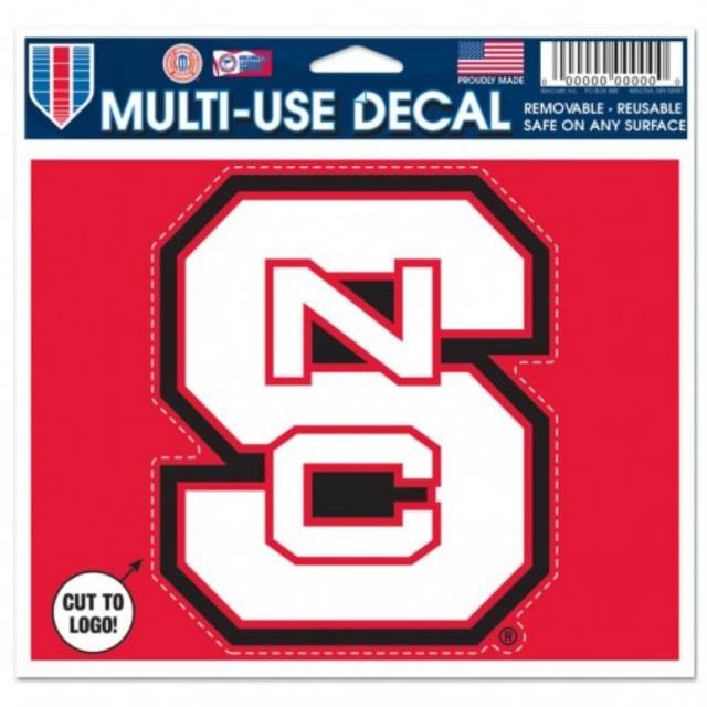 North Carolina State University Wolfpack - 4.5x5.75 Die Cut Multi Use Ultra Decal