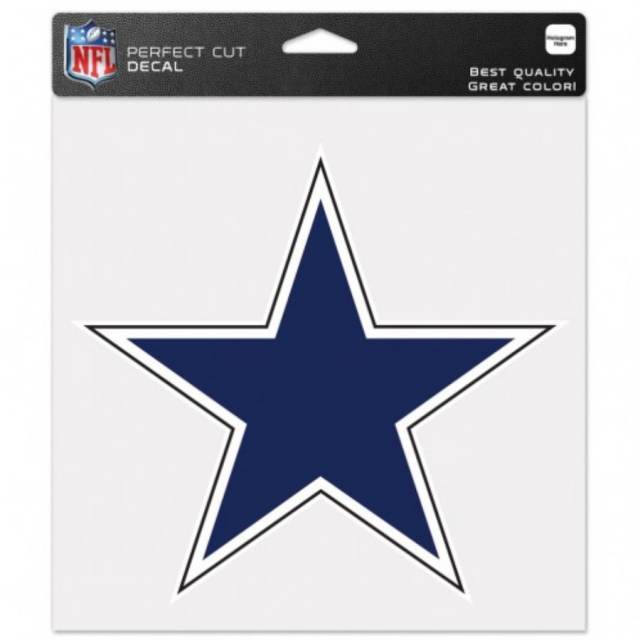 Dallas Cowboys Die Cut Full Color 8x8 Decal 