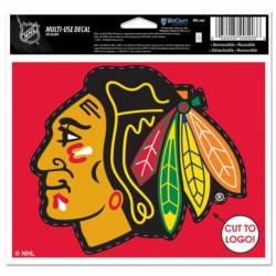 Chicago Blackhawks - 4.5x5.75 Die Cut Ultra Decal