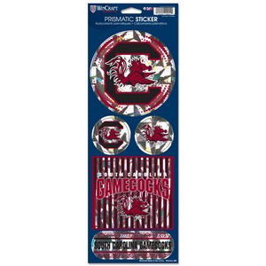 Uofsc Sticker University Of South Carolina Gamecocks - Prismatic Decal Set at Sticker ...