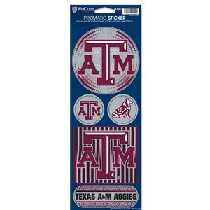 Texas A&M University Aggies - Prismatic Decal Set