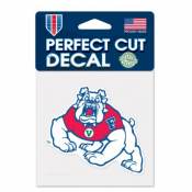 Fresno State University Bulldogs - 4x4 Die Cut Decal