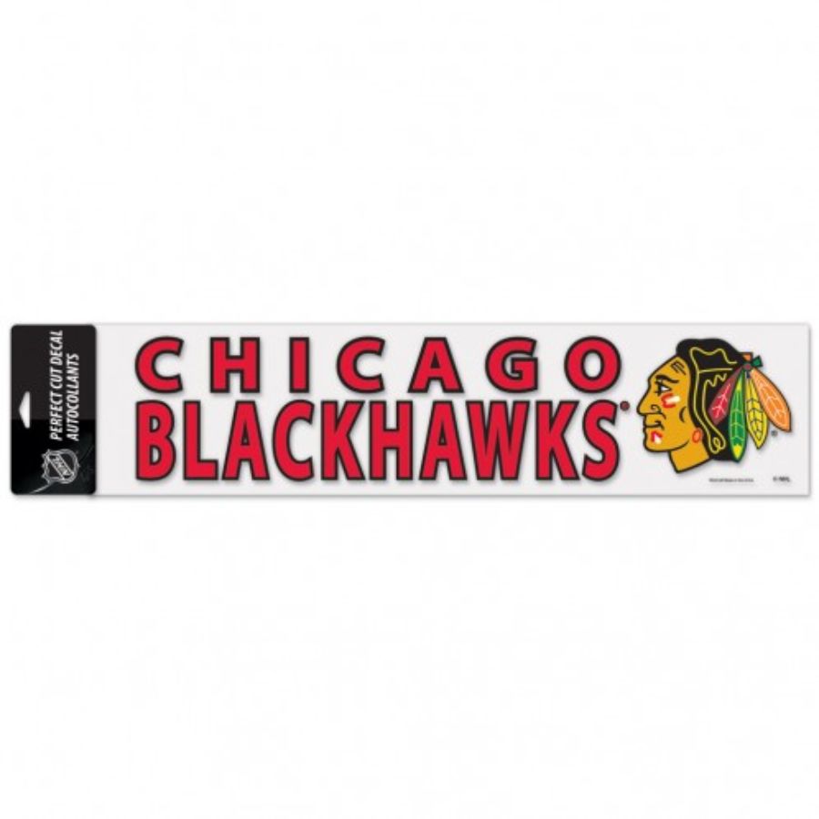 Chicago Blackhawks 4x17 Die Cut Decal at Sticker Shoppe