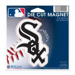 Chicago White Sox Logo - 4" Die Cut Logo Magnet