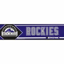 Colorado Rockies I Live For This - 3x12 Bumper Sticker Strip