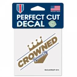 Kansas City Royals Crowned - 4x4 Die Cut Decal