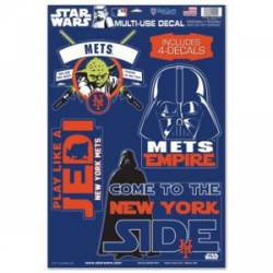 New York Mets Star Wars Yoda - Set of 4 Ultra Decals