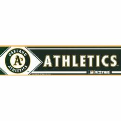 Oakland Athletics I Live For This - 3x12 Bumper Sticker Strip