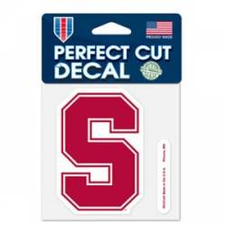 Stanford Cardinal University College NCAA Car Bumper Vinyl Sticker Decal 3.5"X5" 