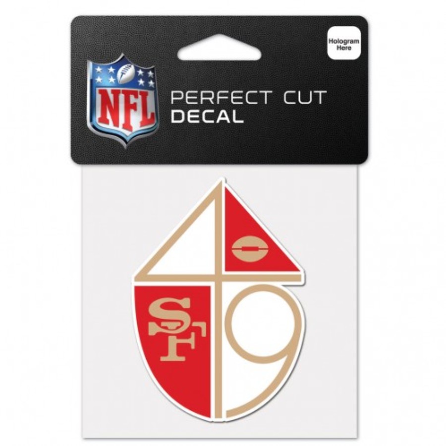 San Francisco 49ers 1965-1972 Retro Logo - 4x4 Die Cut Decal at Sticker ...