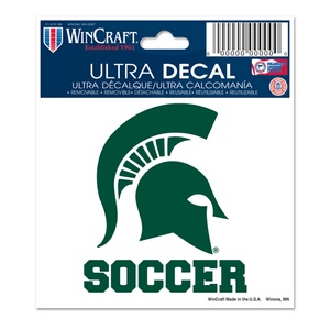 Michigan State University Spartans Soccer - 3x4 Ultra Decal at Sticker ...