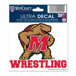 University Of Maryland Terrapins Wrestling - 3x4 Ultra Decal