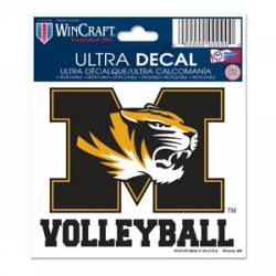 University Of Missouri Tigers Volleyball - 3x4 Ultra Decal