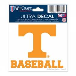University Of Tennessee Volunteers Baseball - 3x4 Ultra Decal