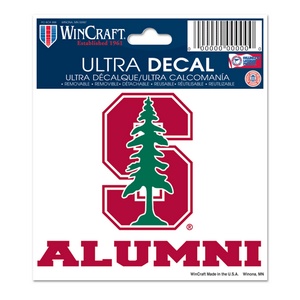 Stanford University Cardinal Alumni - 3x4 Ultra Decal