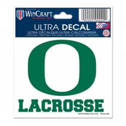 University Of Oregon Ducks Lacrosse - 3x4 Ultra Decal