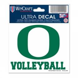 University Of Oregon Ducks Volleyball - 3x4 Ultra Decal