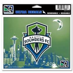 WinCraft Seattle Sounders FC MLS Perfect Cut Logo Decal/Bumper Sticker 4x4 WinCraft Seattle Sounders FC MLS Perfect Cut Logo Decal/Bumper Sticker 4x4