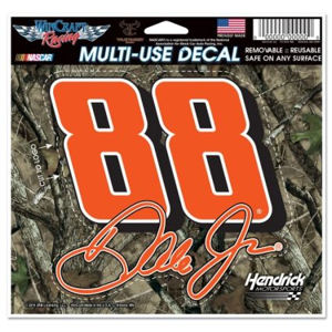 Dale Earnhardt Jr Camo #88 - 4.5x5.75 Die Cut Ultra Decal