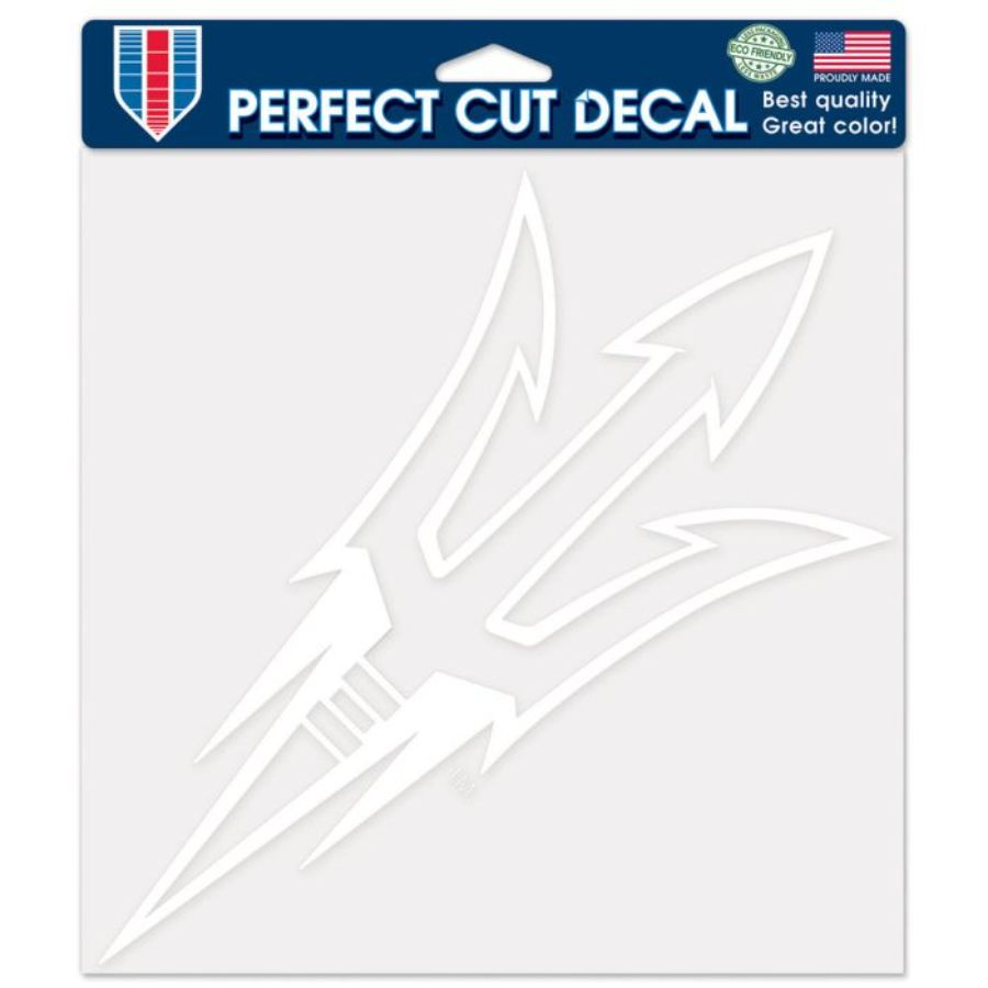 Arizona State University Sun Devils - 8x8 White Die Cut Decal