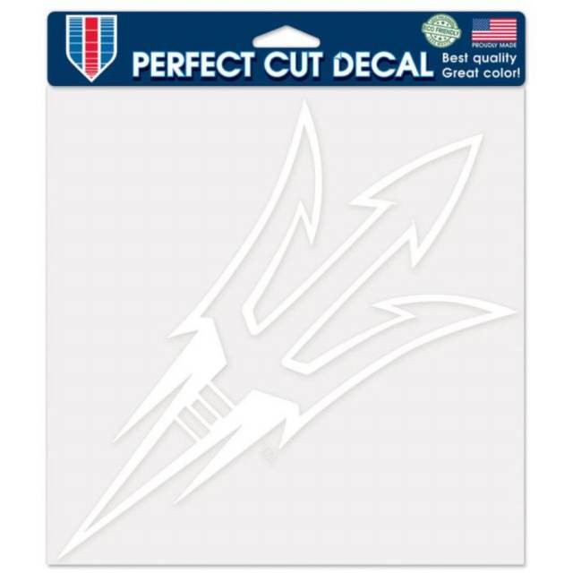 Arizona State University Sun Devils - 8x8 White Die Cut Decal