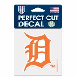 Detroit Tigers Orange - 4x4 Die Cut Decal