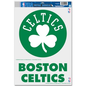 Boston Celtics Decal 11" x 17" Stickers 