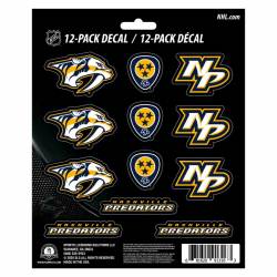 Nashville Predators - Set Of 12 Sticker Sheet