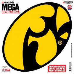University Of Iowa Hawkeyes -  9x12 Inch Oval Sticker