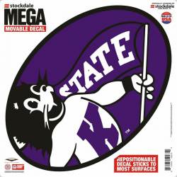 Kansas State University Wildcats -  9x12 Inch Oval Sticker