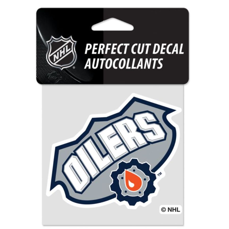 Edmonton Oilers Special Edition Logo 4x4 Die Cut Decal at Sticker Shoppe