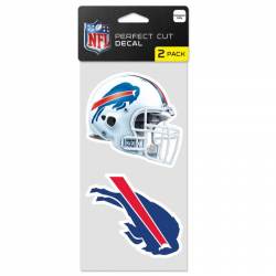 Buffalo Bills - Set of Two 4x4 Die Cut Decals