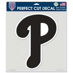Philadelphia Phillies Black - 8x8 Full Color Die Cut Decal