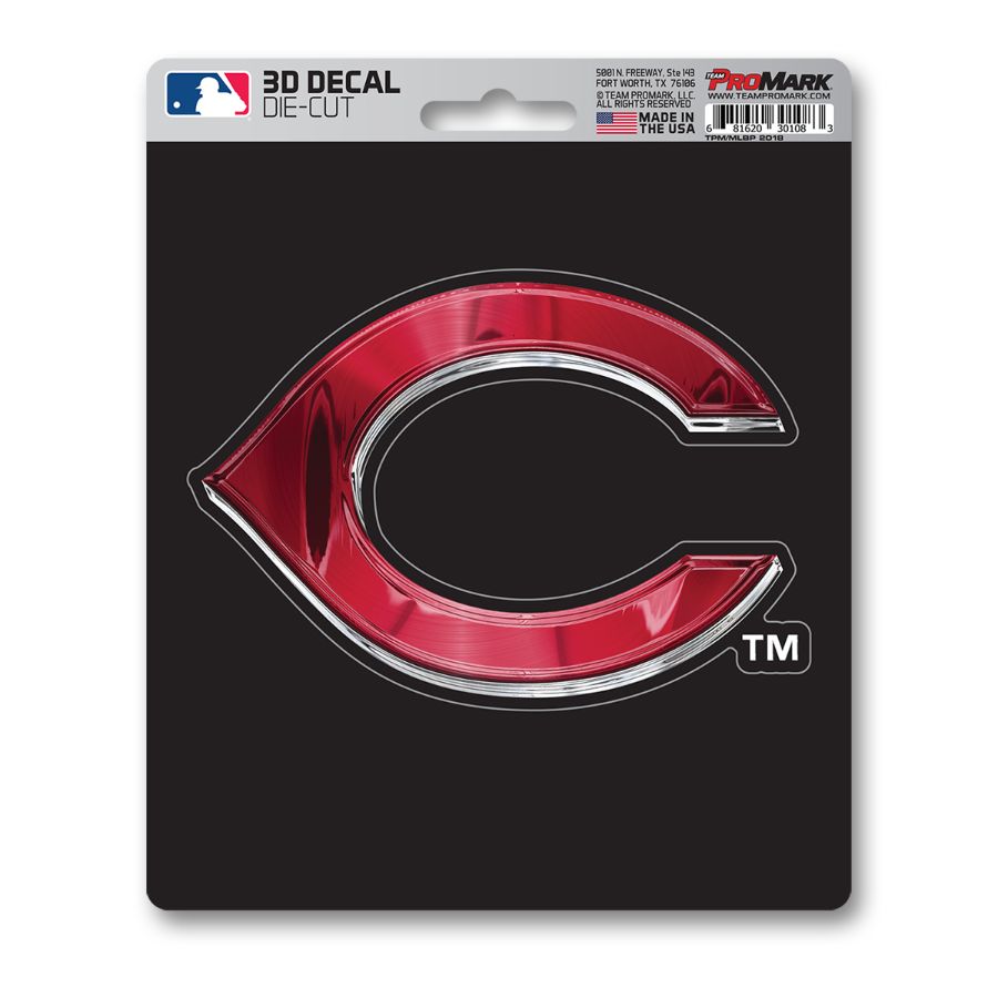 Cincinnati Reds - 3D Vinyl Sticker